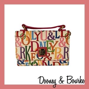 Dooney & Bourke NWT Grafica Retro Bitsy Crossbody Wallet Purse